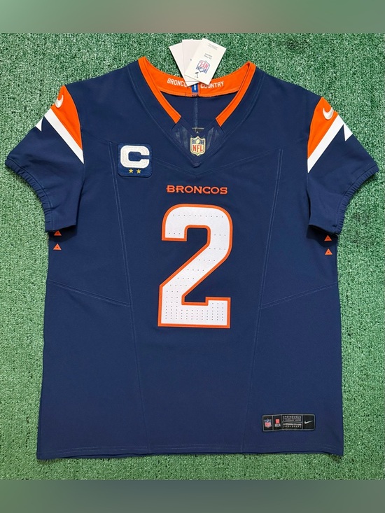 NFL Other - Authentic Pat Surtain Denver Broncos Navy Nike Vapor Fuse Elite Jersey Size 44
